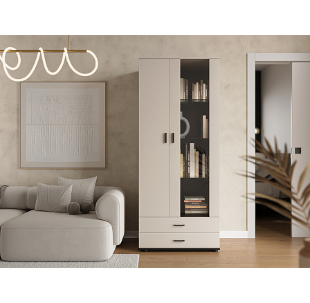 SOHO S6 vitrin, kasmír / fekete SOHO S6 vitrin, kasmír / fekete