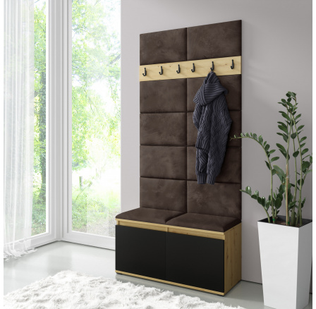 EMI 1 előszobafal, Trinity 08/Artisan + fekete