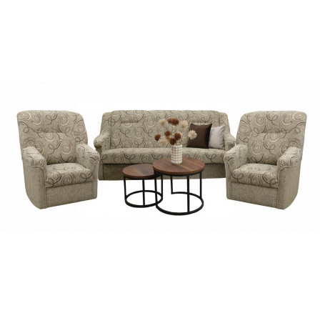 Sedací souprava Panda 3+1+1 Rosita 104/koo béžová