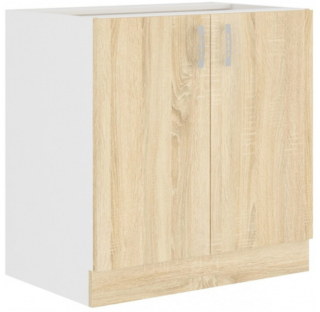 Kuchyňská dolní skříňka SALLY 80-D-2F-BB, Dub sonoma