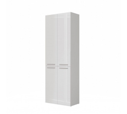 Koupelnová skříňka NOELI 2DD2K, Bílá/Bílý lesk