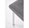 K578 szék, szürke / ezüst