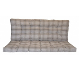 Polstr na zahradní houpačku 130 cm - látka Antik kostka