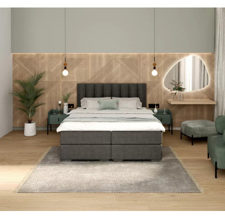 Łóżko kontynentalne LINCOLN - 160x200