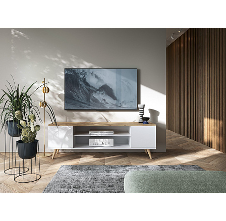 RTV PETRA Fehér+Craft Arany RTV PETRA Fehér+Craft Arany