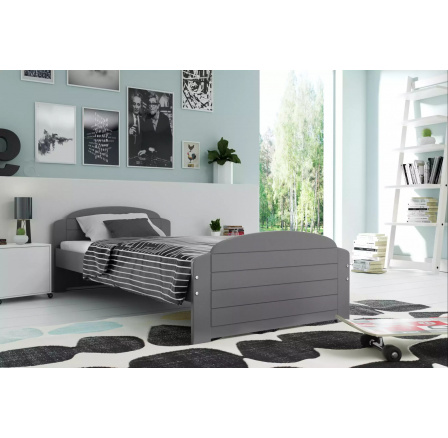 LILI PARTEROWE RAMA GRAFIT BEZ SZUFLADY 90 X 200 KPL