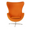Tojás fotel narancssárga kasmír 11 Prémium