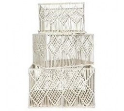 3 darab BOHO kosár készlet