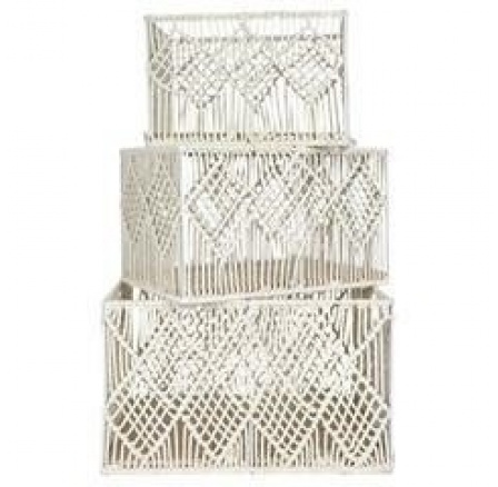 3 darab BOHO kosár készlet