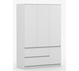 SOLO ruhásszekrény - 4D2S, Fehér Matt