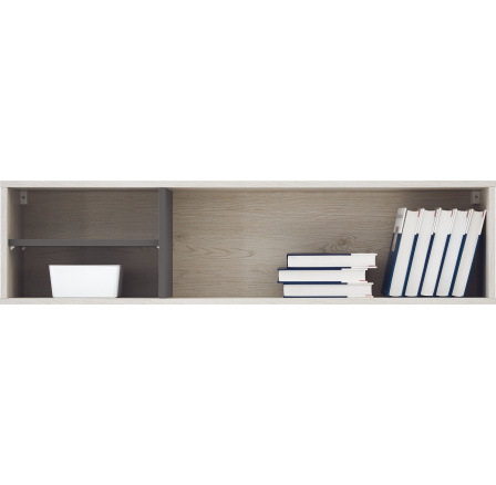 REMO RM14 polc, Fehér Wilton Tölgy/Fehér Lux/Antracit