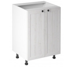 Konyhai alsó szekrény PROWANSJA D60, Fehér/Andersen fenyő