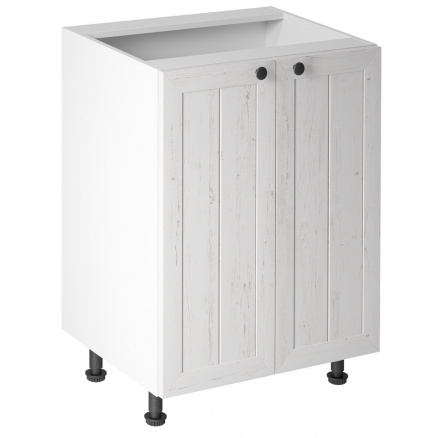 Konyhai alsó szekrény PROWANSJA D60, Fehér/Andersen fenyő