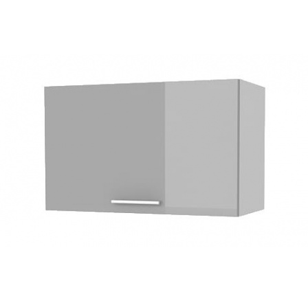 Kuchyňská horní skříňka Femme KL60 1D, šedý lesk