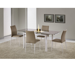 ALSTON étkezőasztal bézs/fehér