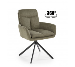 Forgó étkezőszék K536, Olíva/Fekete