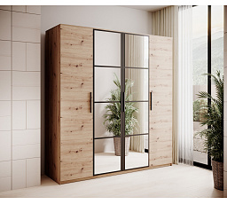 Szekrény tükörrel MALEN Artisan+Artisan