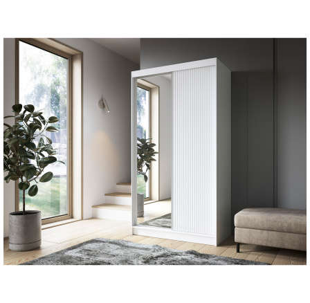 Biancco II with a mirror Biały Mat 220x60