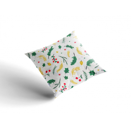 Bavlněný povlak s vánočním motivem na polštář 40x40 cm Runa