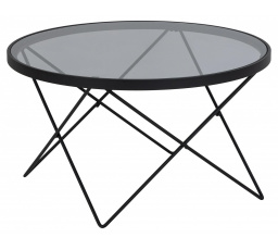 Cuxton dohányzóasztal fekete/szürke