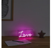 Akril LED lámpa Szerelem