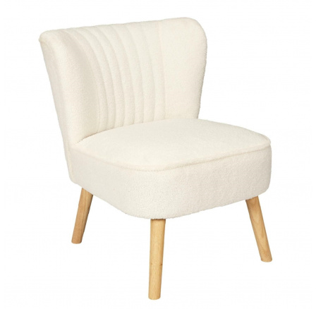 Erika fehér boucle fotel