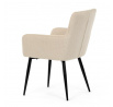 Jídelní židle, béžová, látka, DCH-P3146 CRM2