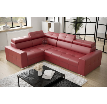 NAROŻNIK MARGO II 270×197 SKÓRA NATURALNA - lewa , Skóry naturalne - Wybierz swój kolor