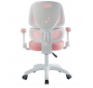Irodai szék FB28JB, Rózsaszín/Fehér