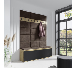 EMI 6 előszobafal, Trinity 08/Artisan + Fekete