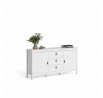 Komoda REAL 2d3s, Bílá