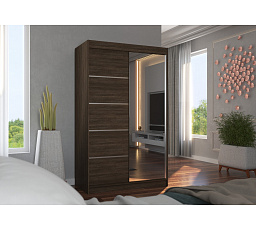 TOLÓAJTÓS, TÜKRÖS SZEKRÉNY NICEA 120 Choco+Choco