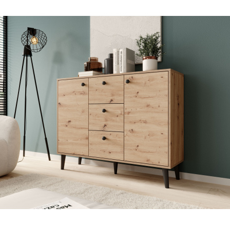 BESA Artisan Komód+Fekete