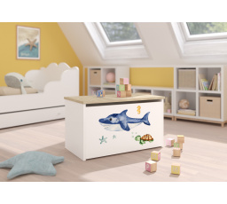 DARIA White+Sonoma játéktároló láda