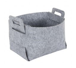Összecsukható filc kosár/doboz S szürke