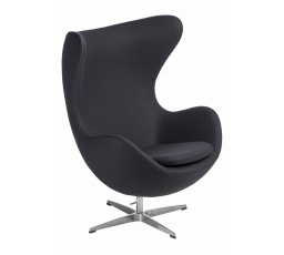 Tojás fotel kasmír grafit 26 Prémium