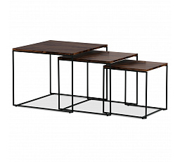 Konferenční stolek 60x60x51cm, mdf, ořech, AF-3008 WAL