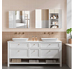 Tükrös szekrény, MDF, fehér, AZR-E1132 WT