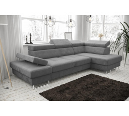 NAROŻNIK GALAXY MINI 170x280 - Odcienie szarości , prawa