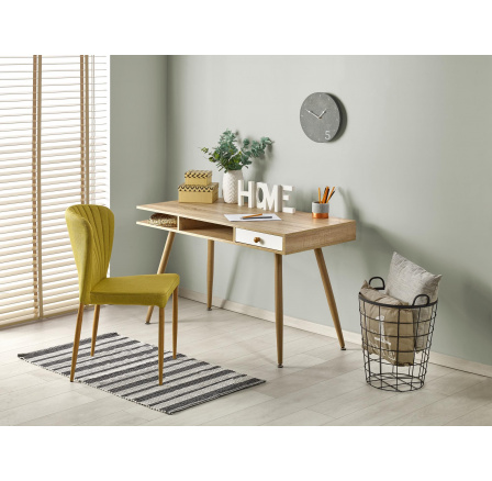 Íróasztal B-34, Sonoma tölgy/fehér