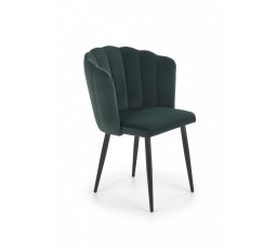 Étkezőszék K386, sötétzöld bársony