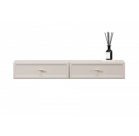 LORINI TOALETKA 100 2SZ - cashmere / T-bar złoty / wisząca