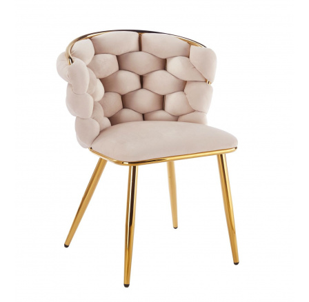 Velvet szék bézs K47-FXJG G