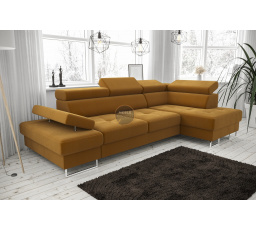 NAROŻNIK GALAXY MINI 170x280 - Odcienie żółtego , prawa