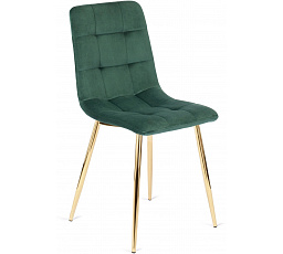 Krzesło YORK Zielone Welurowe
