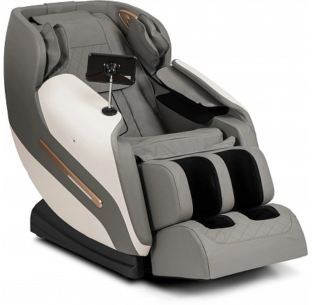 Fotel Masujący VX MAX Szary Ekoskóra