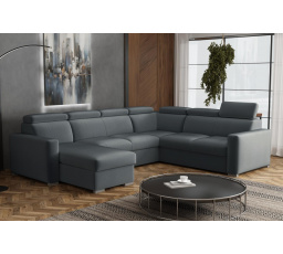 Sedací souprava Petrit U levá Kronos šedá