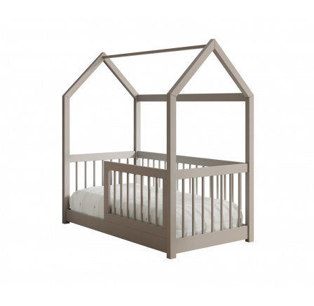 Graja házikó ágy matraccal Szürke+Szürke