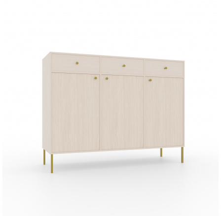 Komód 3D 3S Tili Bézs homok+ Bézs homok