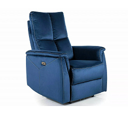 Állítható NEPTUN VELVET fotel, Kék Bluvel 86